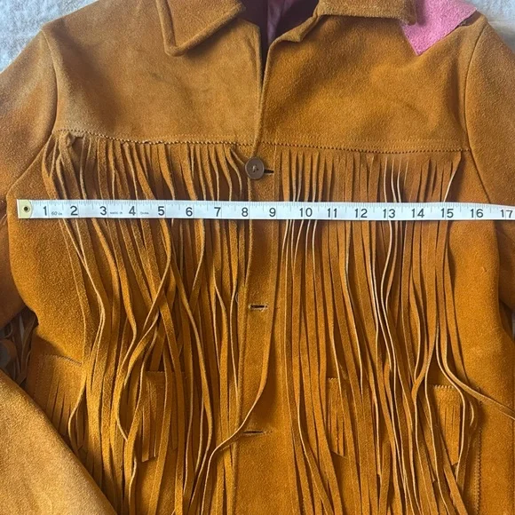 Vintage Suede Fringe Jacket - festival - Picture 8 of 13